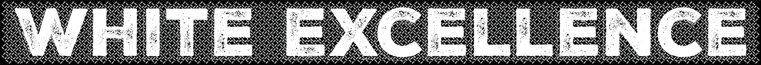 WE Logo White on Black Diagonal Black Box 2