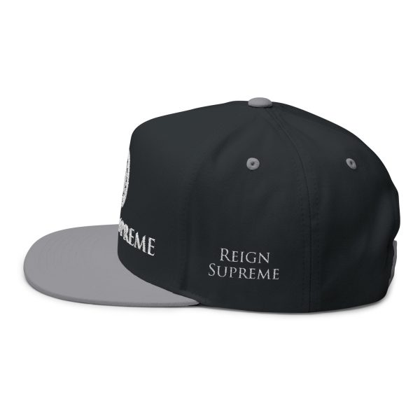 Flat Bill Snapback | Reign Supreme | Logo in White 002 - Image 15