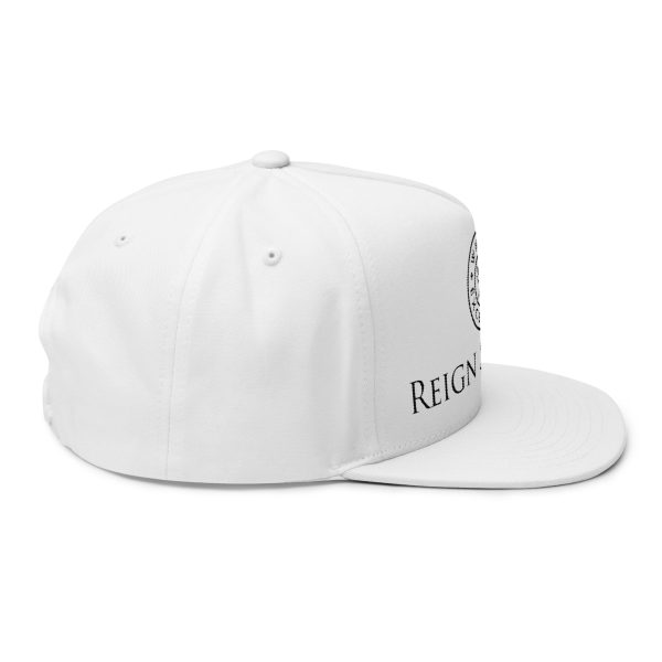 Flat Bill Snapback | Reign Supreme | Logo in Black 002 - Image 4