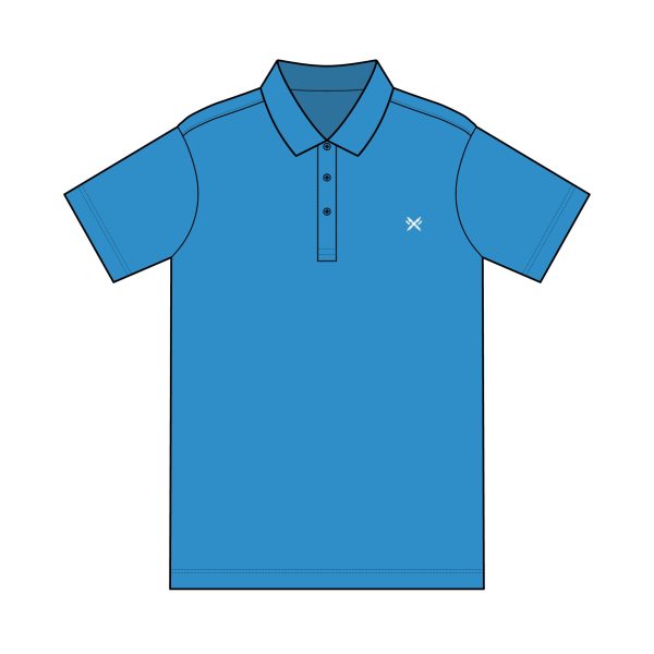 Men's Oceanside Polo Shirt | X Logo 001 - Image 2
