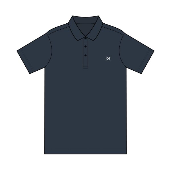 Men's Oceanside Polo Shirt | X Logo 001 - Image 3