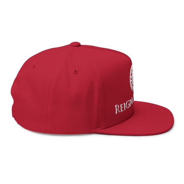 Flat Bill Snapback | Reign Supreme | Logo in White 002 - Image 4