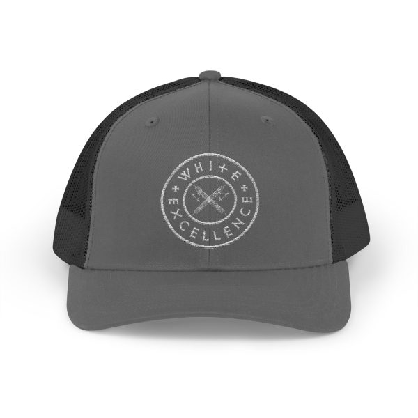 Trucker Snap | White Excellence Logo in White - Image 5
