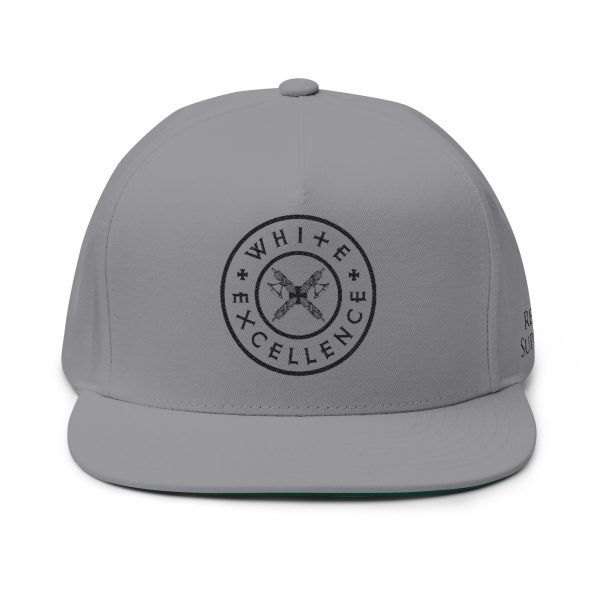 Flat Bill Snapback | Logo in Black | Reign Supreme - Image 5