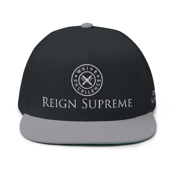 Flat Bill Snapback | Reign Supreme | Logo in White 002 - Image 13