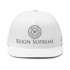 Flat Bill Snapback | Reign Supreme | Logo in Black 002