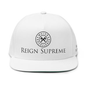 Flat Bill Snapback | Reign Supreme | Logo in Black 002
