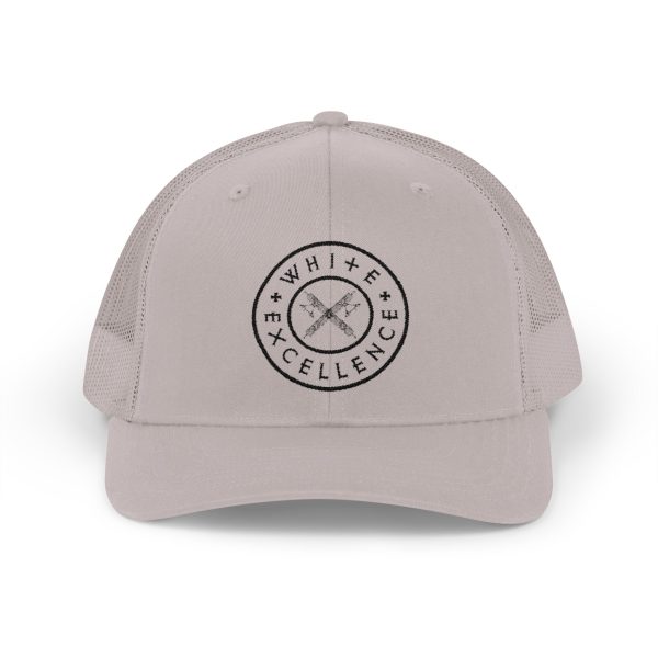 Trucker Snap | White Excellence Logo in Black - Image 5