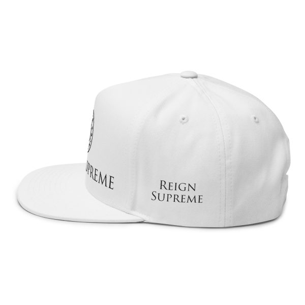 Flat Bill Snapback | Reign Supreme | Logo in Black 002 - Image 3