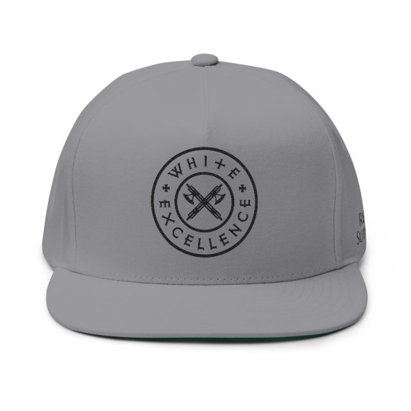 Flat Bill Snapback | Logo in Black | Reign Supreme - Image 5