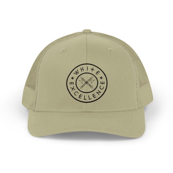 Trucker Snap | White Excellence Logo in Black - Image 9