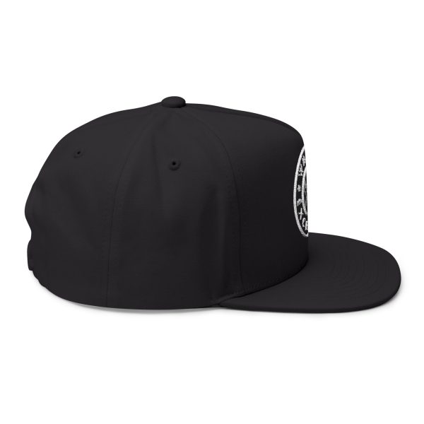 Flat Bill Snapback | Logo in White | Reign Supreme - Image 4