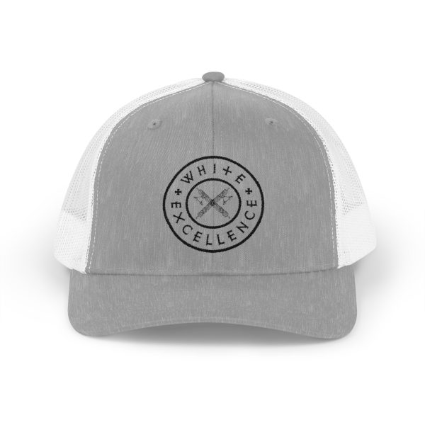 Trucker Snap | White Excellence Logo in Black - Image 13