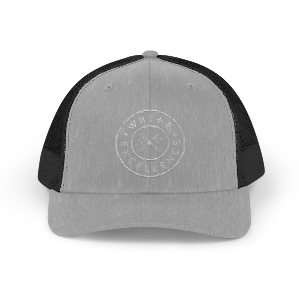 Trucker Snap | White Excellence Logo in White - Image 9