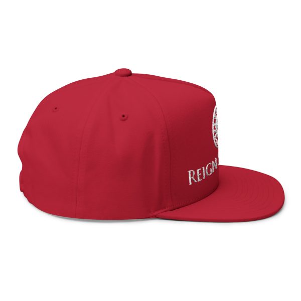 Flat Bill Snapback | Reign Supreme | Logo in White 002 - Image 4