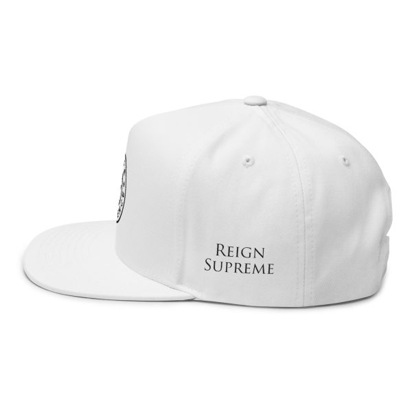 Flat Bill Snapback | Logo in Black | Reign Supreme - Image 3