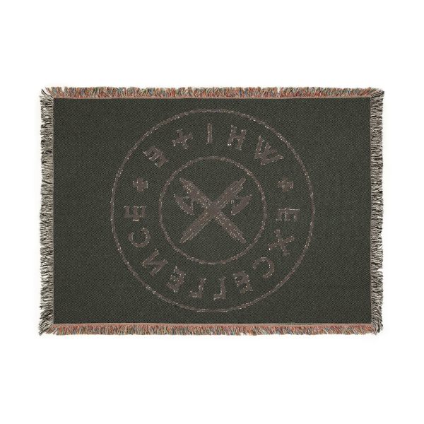 Cozy Woven White Excellence Blanket - Image 2