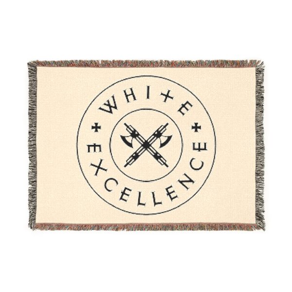 Cozy Woven White Excellence Blanket