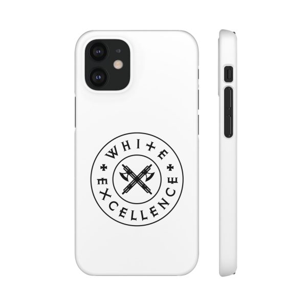 iPhone Snap Case | Glossy or Matte | White - Image 3