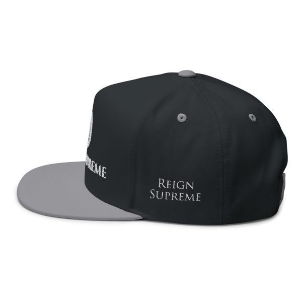 Flat Bill Snapback | Reign Supreme | Logo in White 002 - Image 15