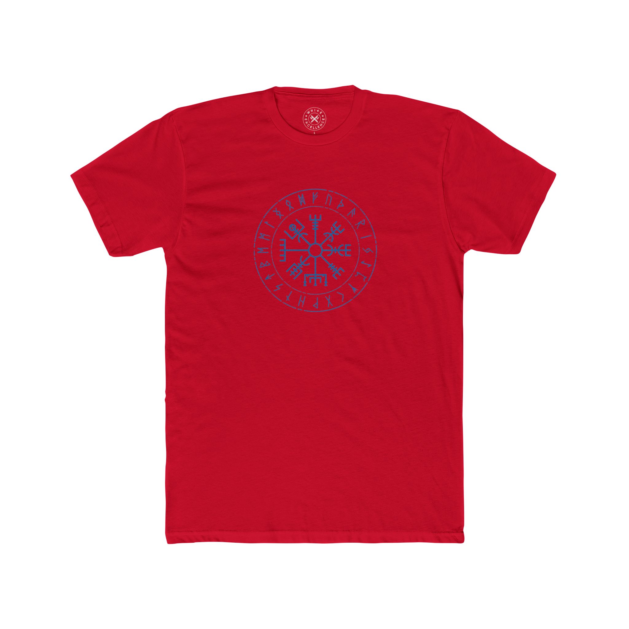 Runes and Vegvisir | Blue 001 - Image 10