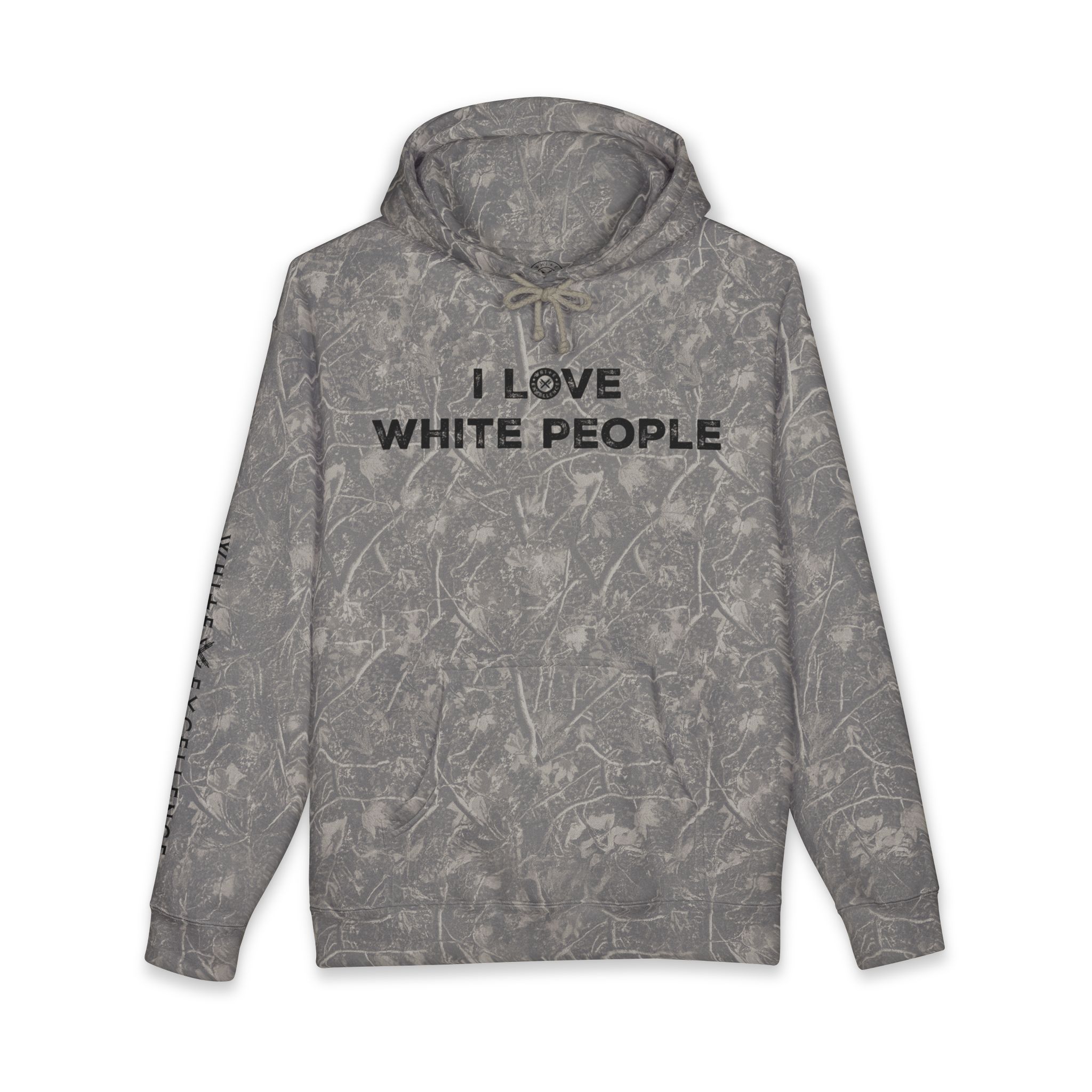 I Love White People | Full Zip Hooded Sweatshirt - Image 34