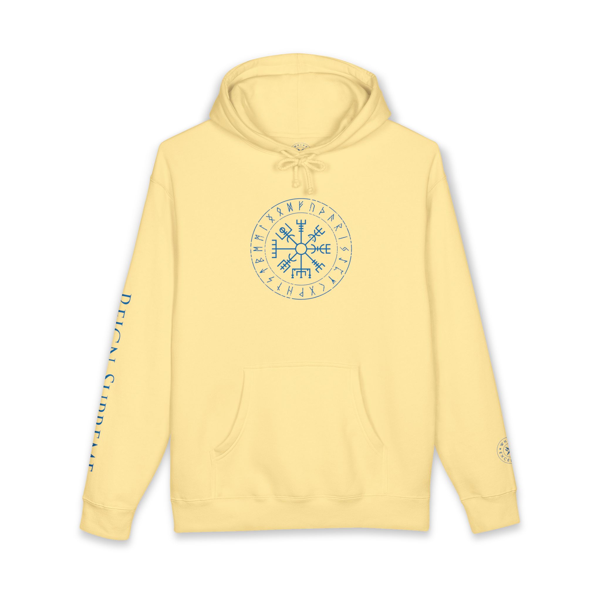Runes and Vegvisir | Full Zip Hooded Sweatshirt - Image 30
