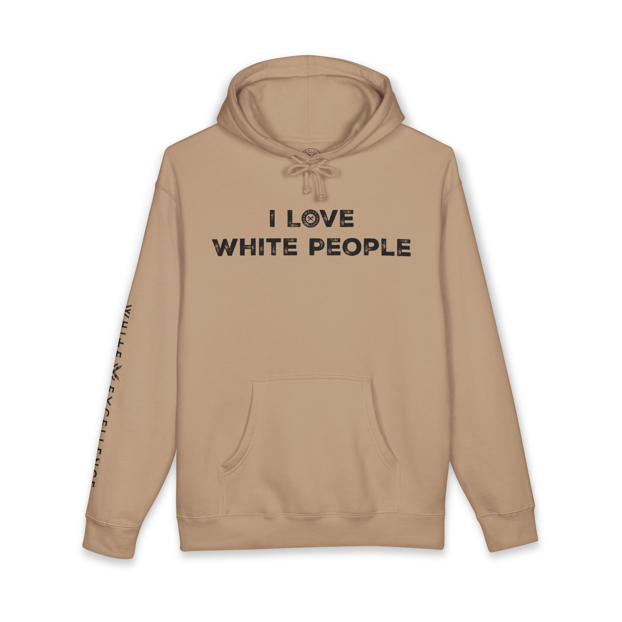 I Love White People | Full Zip Hooded Sweatshirt - Image 22