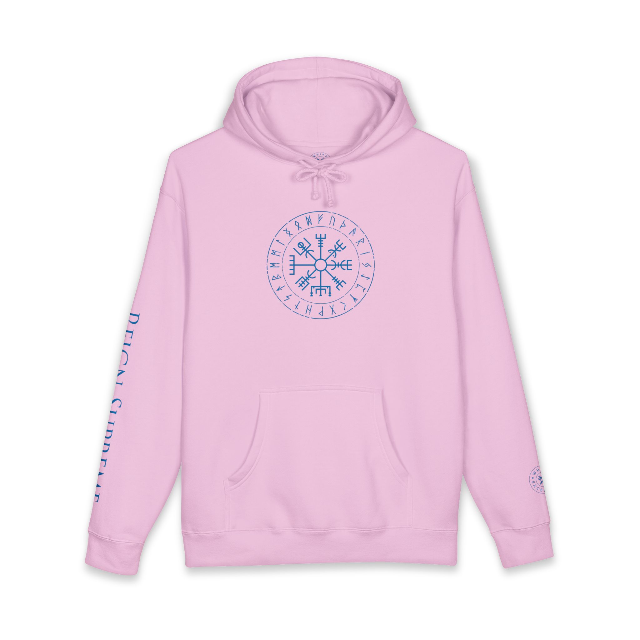Runes and Vegvisir | Full Zip Hooded Sweatshirt - Image 18