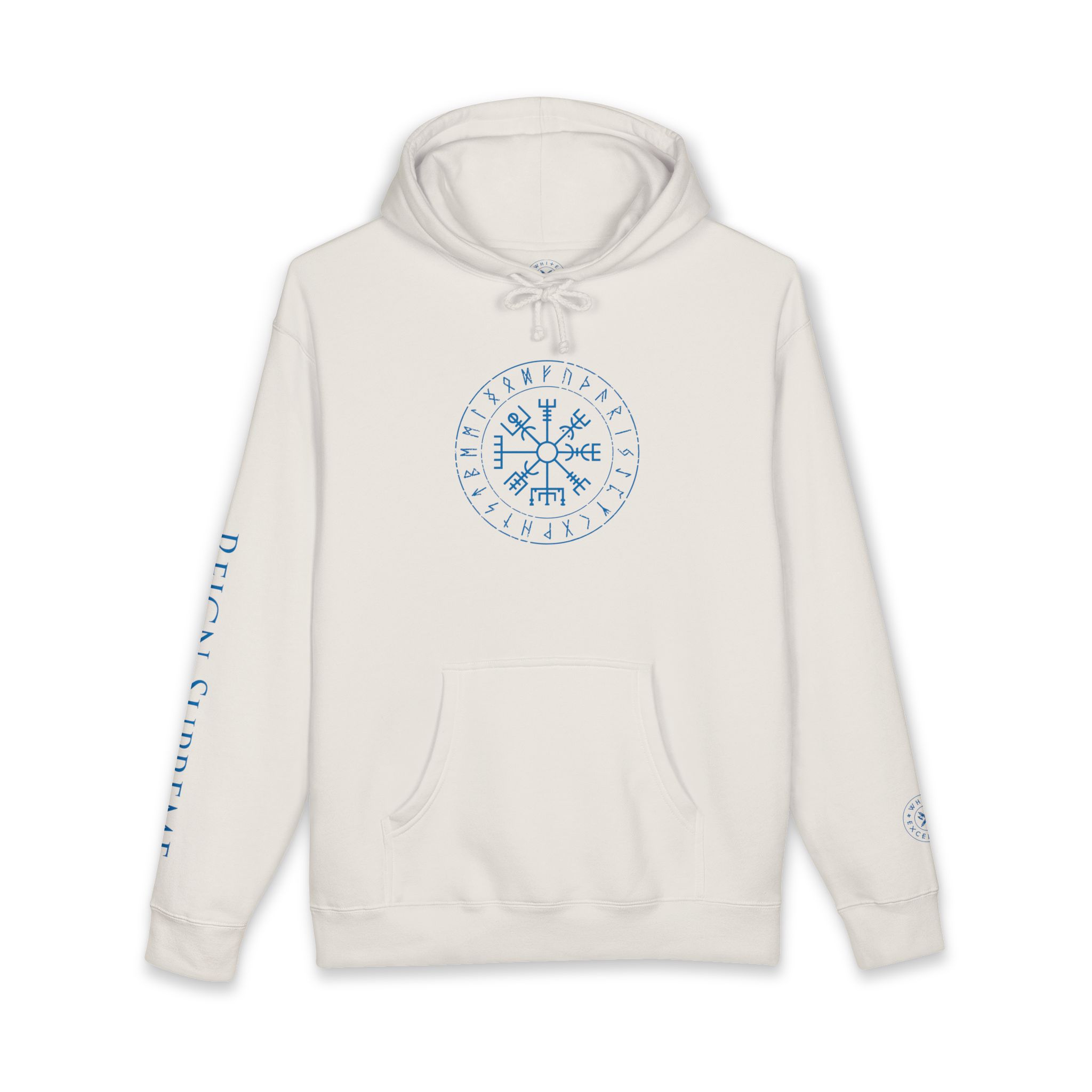 Runes and Vegvisir | Full Zip Hooded Sweatshirt
