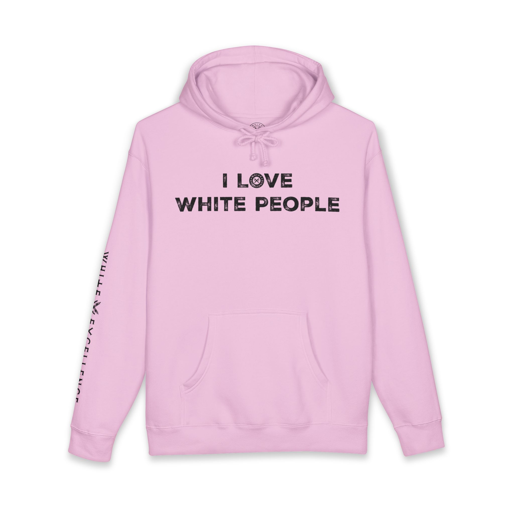 I Love White People | Full Zip Hooded Sweatshirt - Image 18
