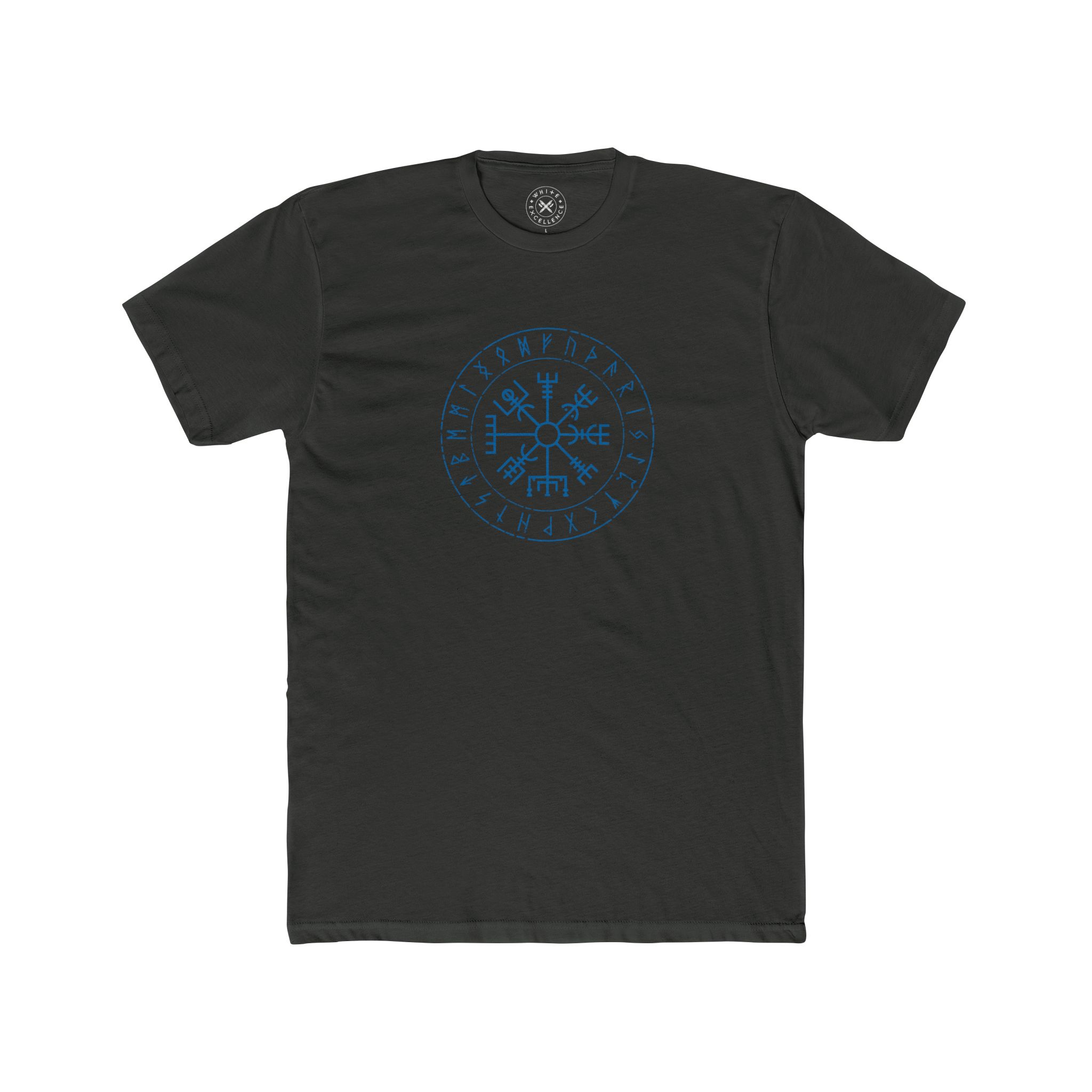Runes and Vegvisir | Blue 001 - Image 4