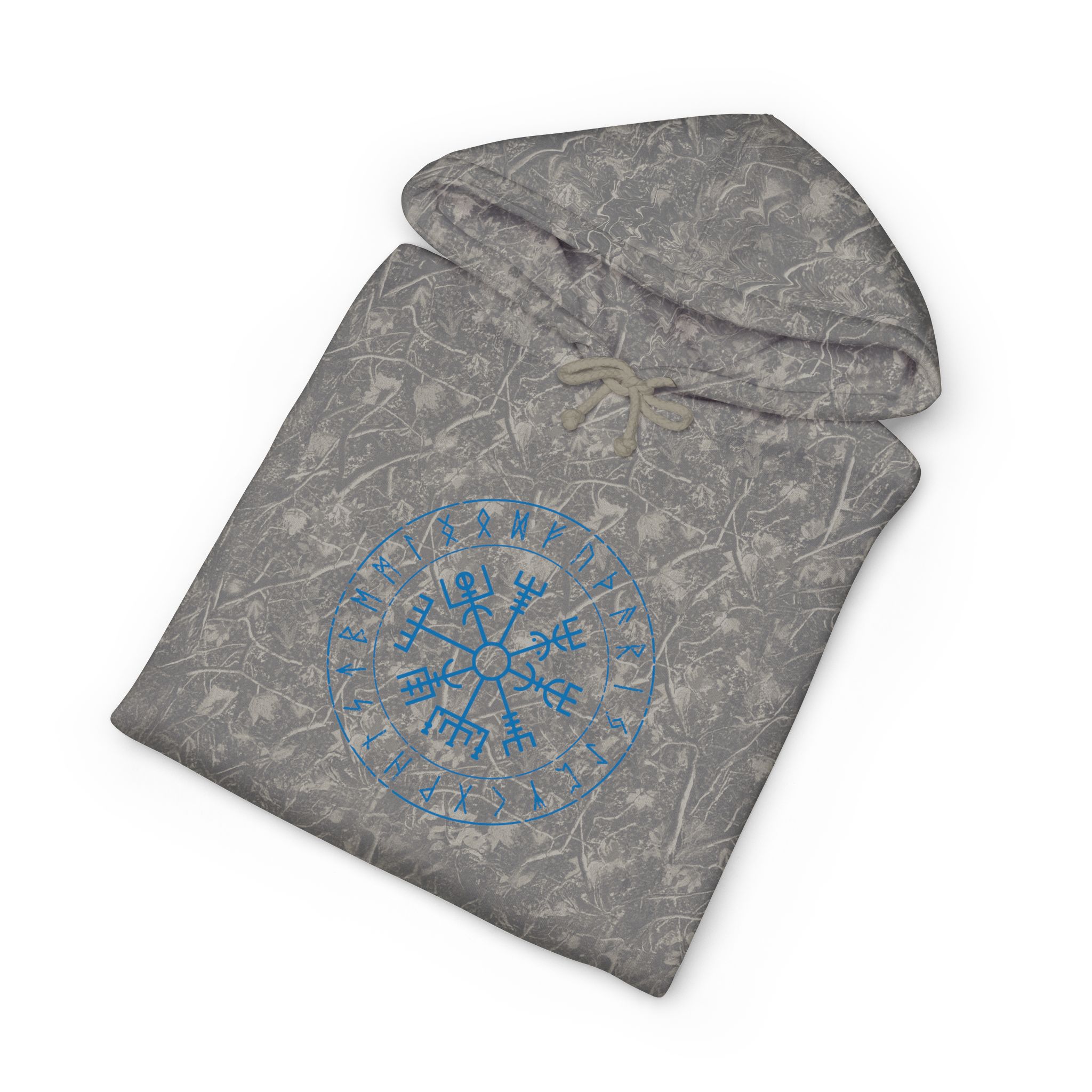 Runes and Vegvisir | Full Zip Hooded Sweatshirt - Image 36