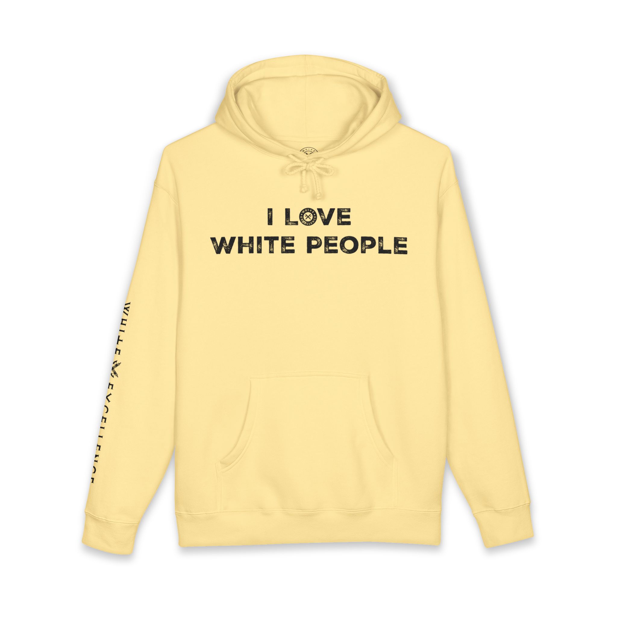 I Love White People | Full Zip Hooded Sweatshirt - Image 30