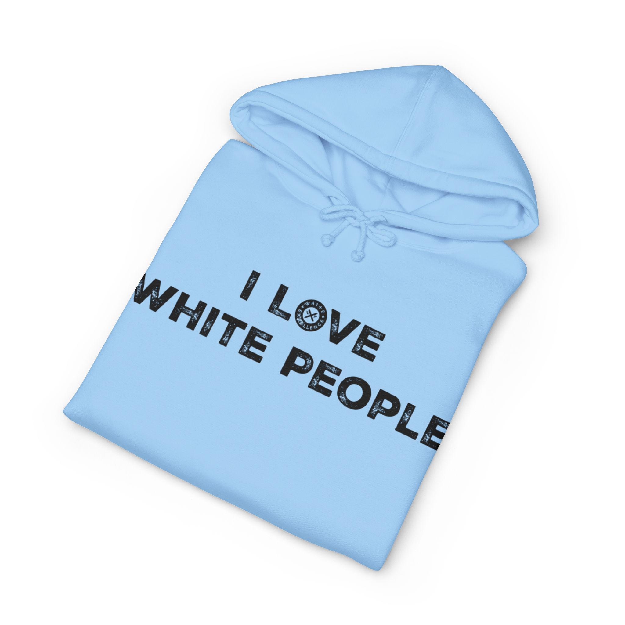 I Love White People | Full Zip Hooded Sweatshirt - Image 12