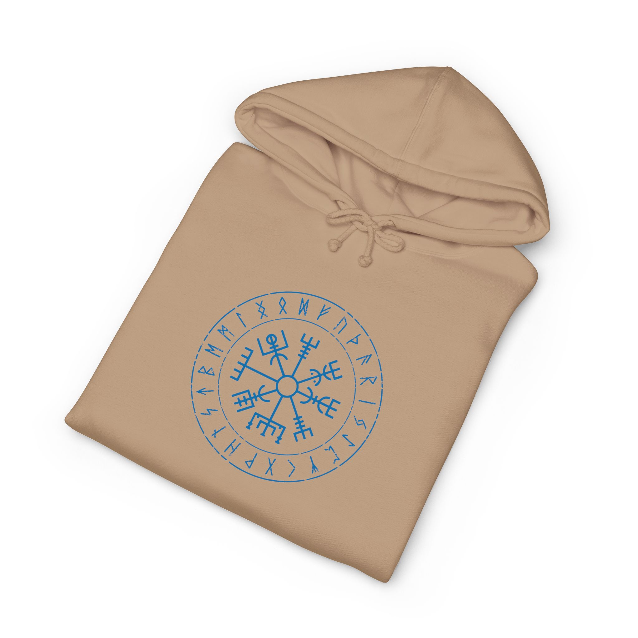 Runes and Vegvisir | Full Zip Hooded Sweatshirt - Image 24