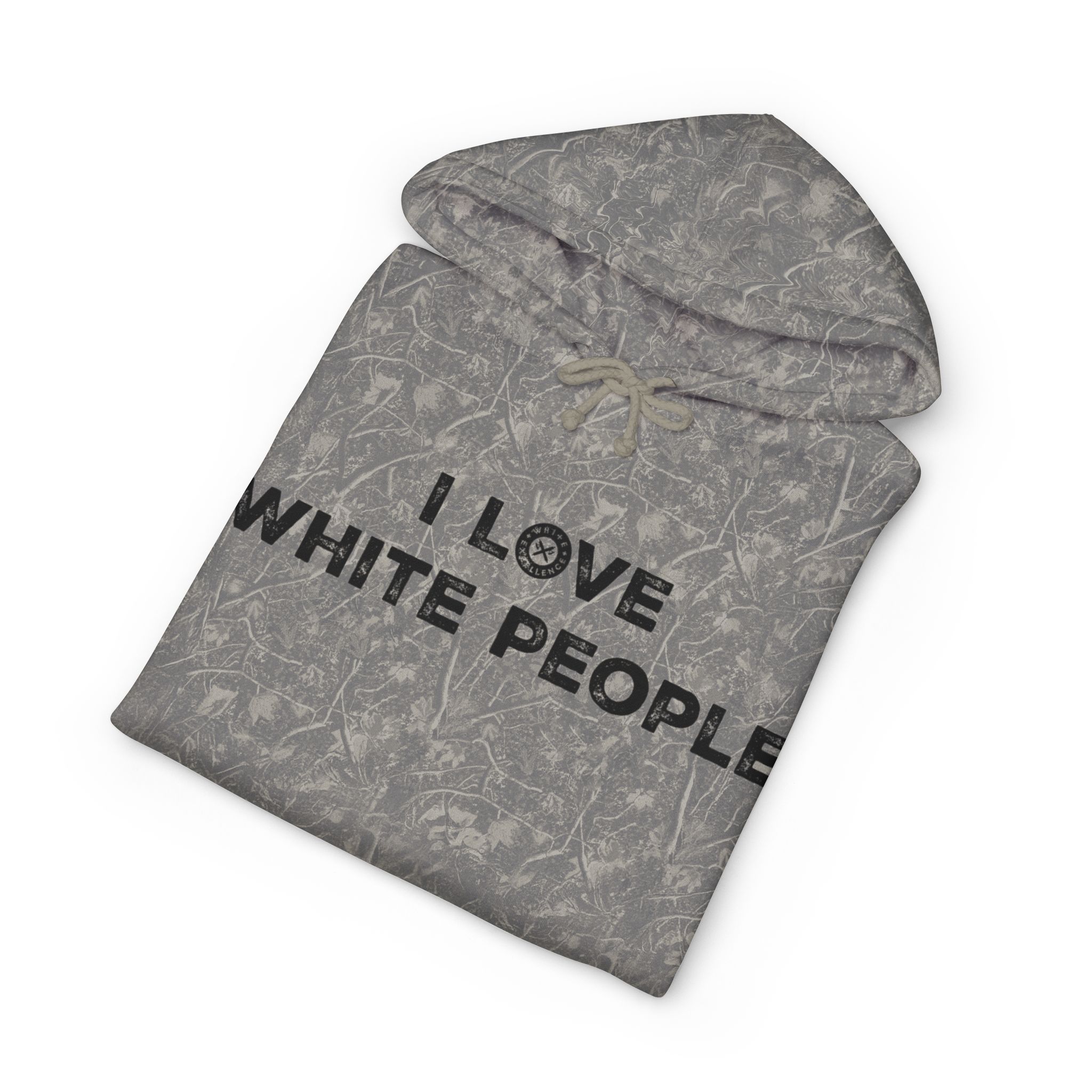 I Love White People | Full Zip Hooded Sweatshirt - Image 36
