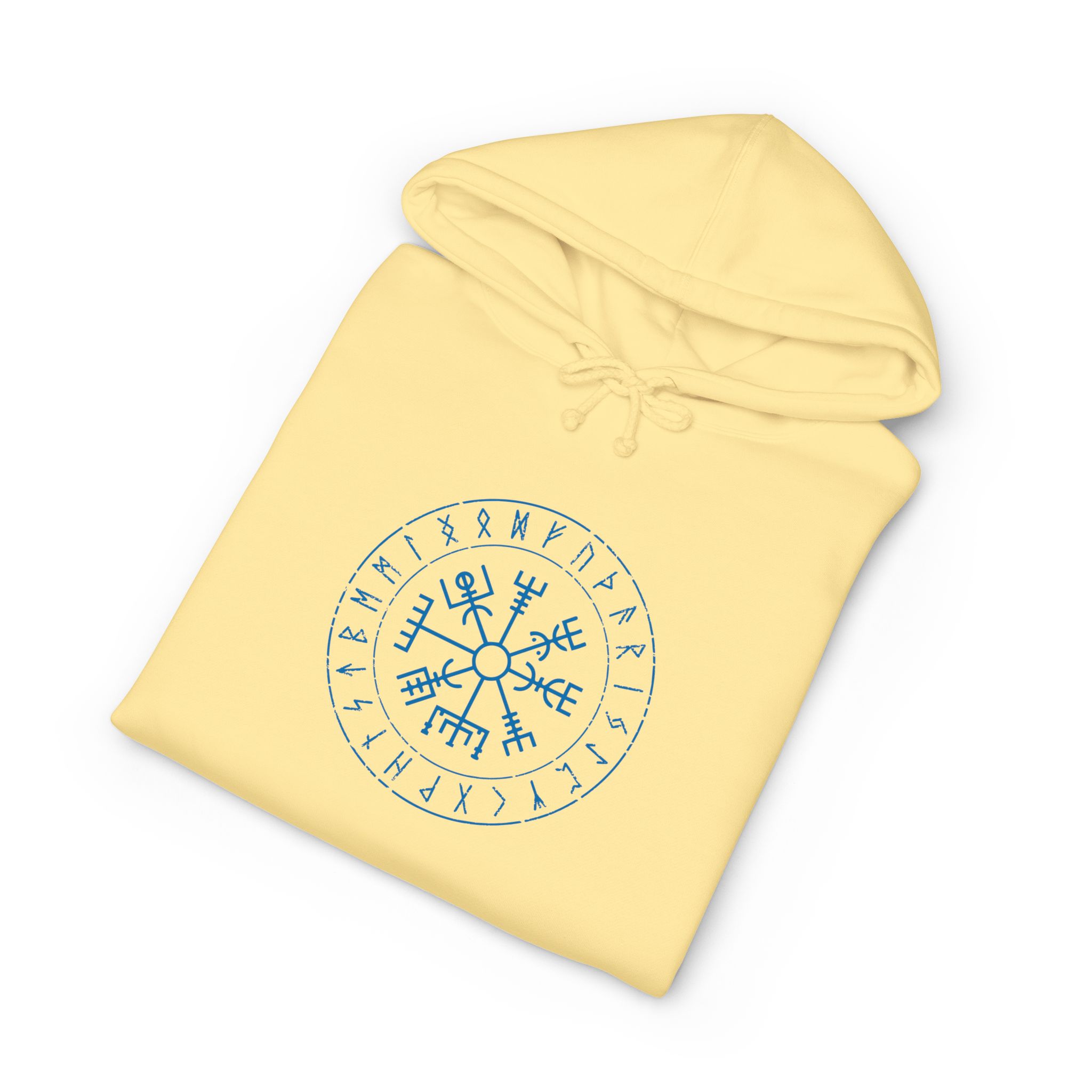 Runes and Vegvisir | Full Zip Hooded Sweatshirt - Image 32