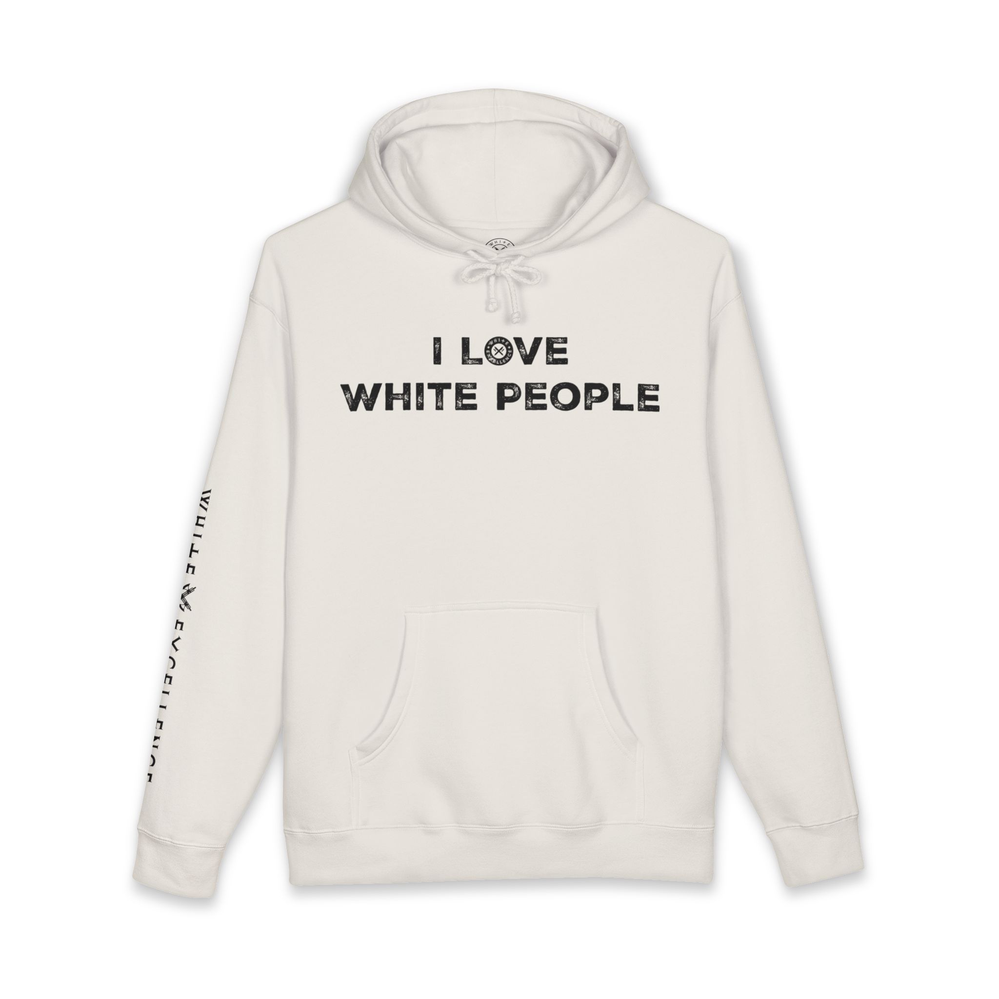 I Love White People | Full Zip Hooded Sweatshirt