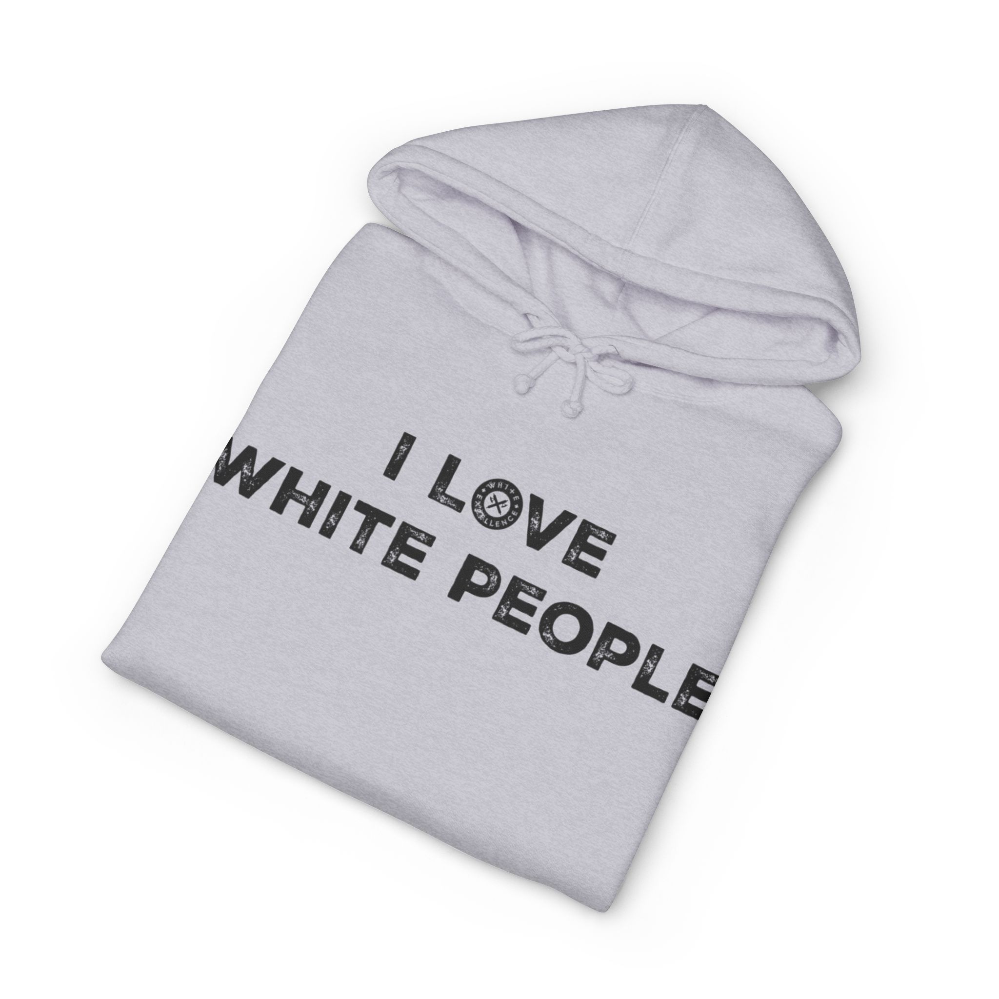 I Love White People | Full Zip Hooded Sweatshirt - Image 16