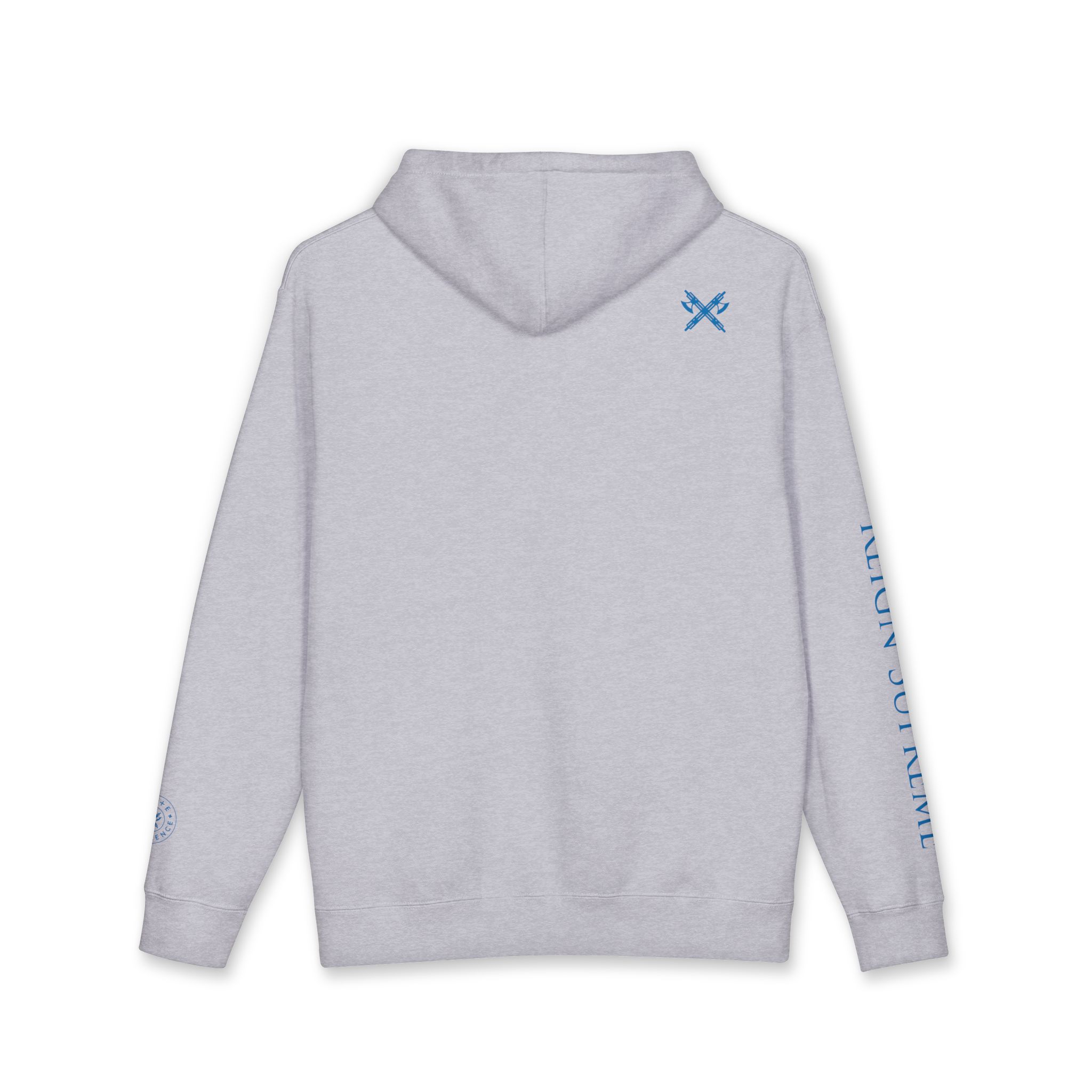 Runes and Vegvisir | Full Zip Hooded Sweatshirt - Image 15