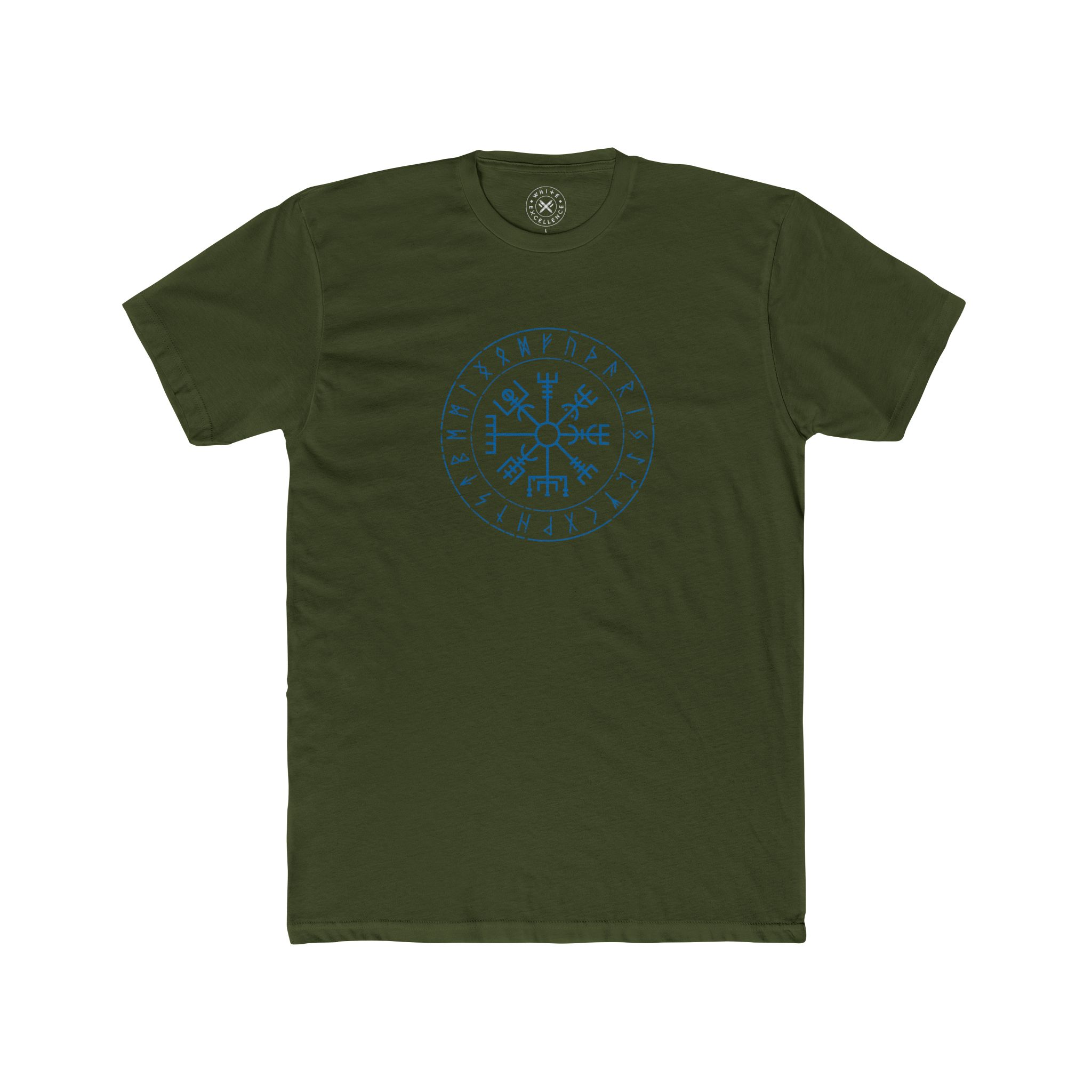 Runes and Vegvisir | Blue 001 - Image 13