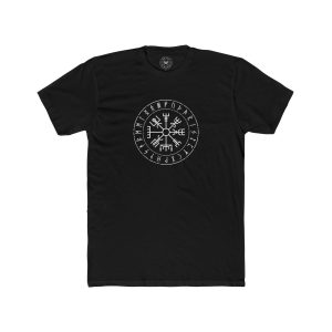 Runes and Vegvisir | White 001