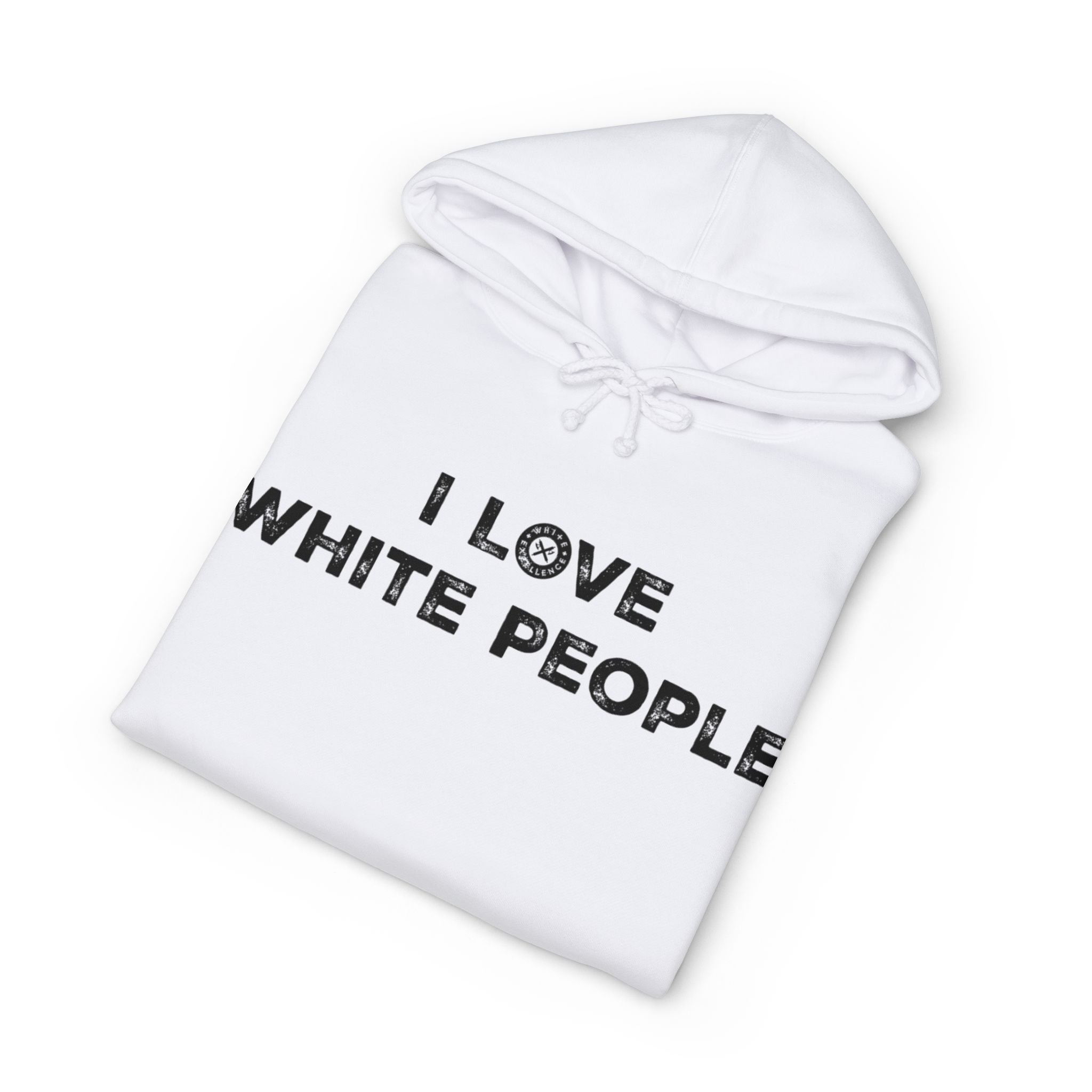 I Love White People | Full Zip Hooded Sweatshirt - Image 28