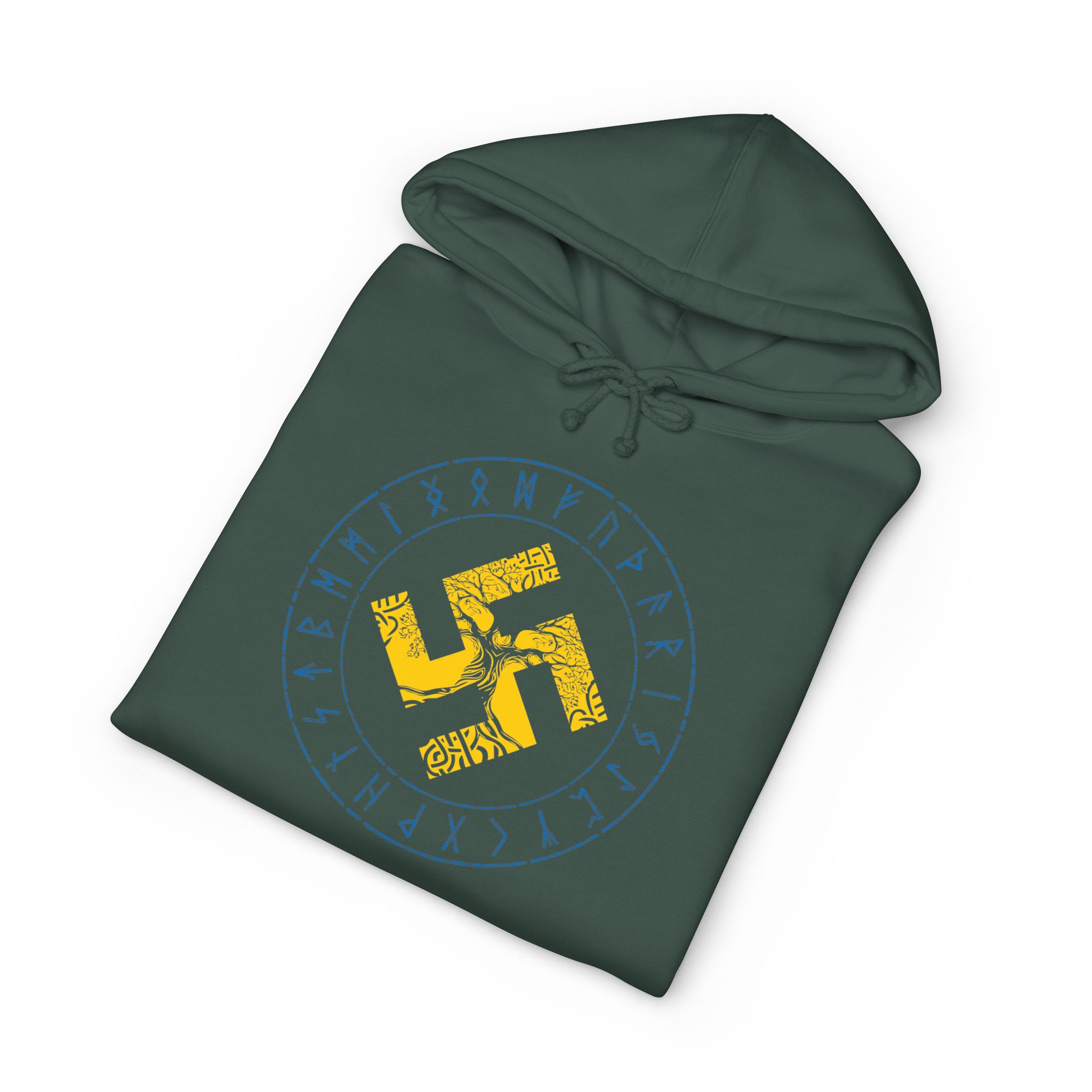 Hakenkreuz and Runes | Hooded Sweatshirt - Image 8