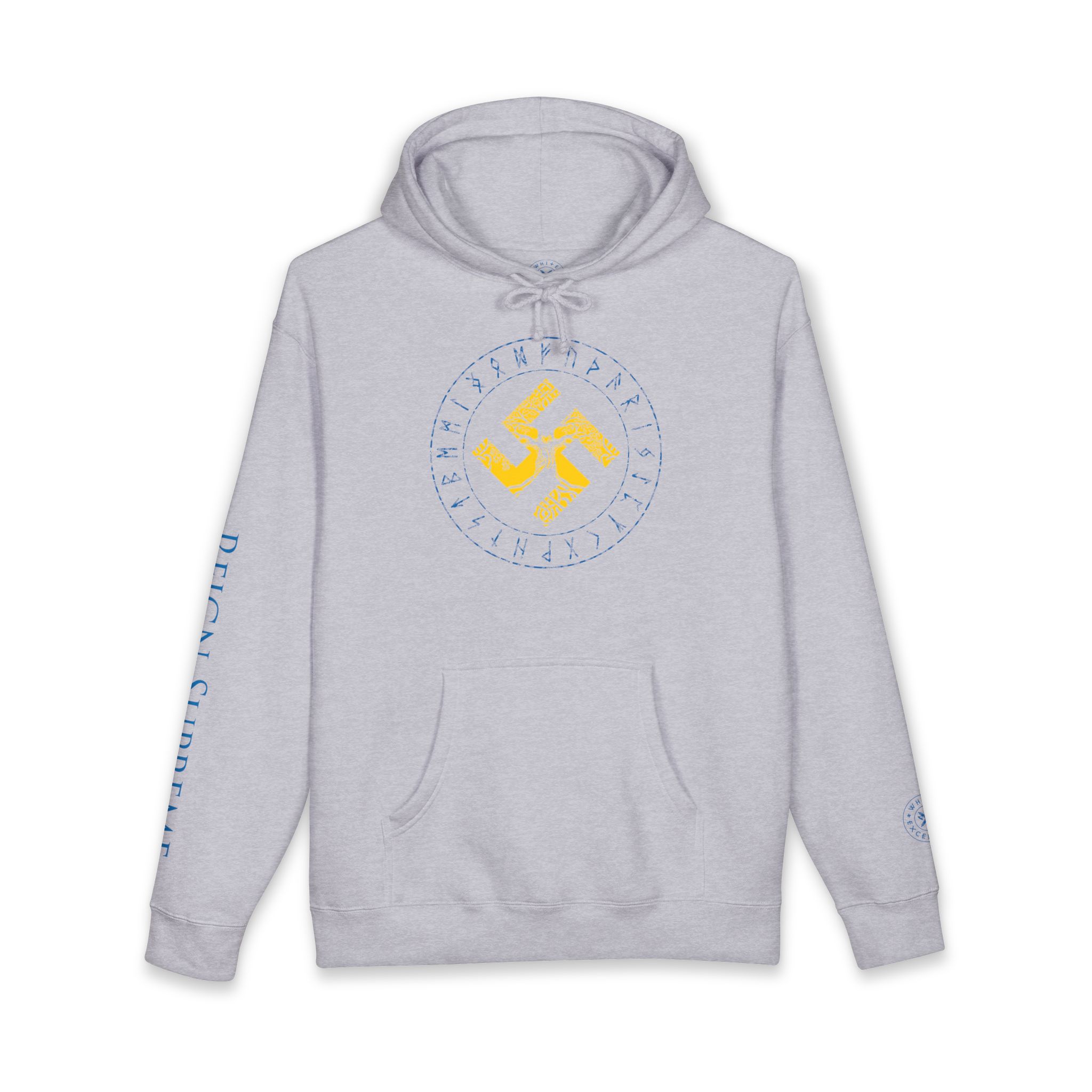 Hakenkreuz and Runes | Hooded Sweatshirt - Image 14