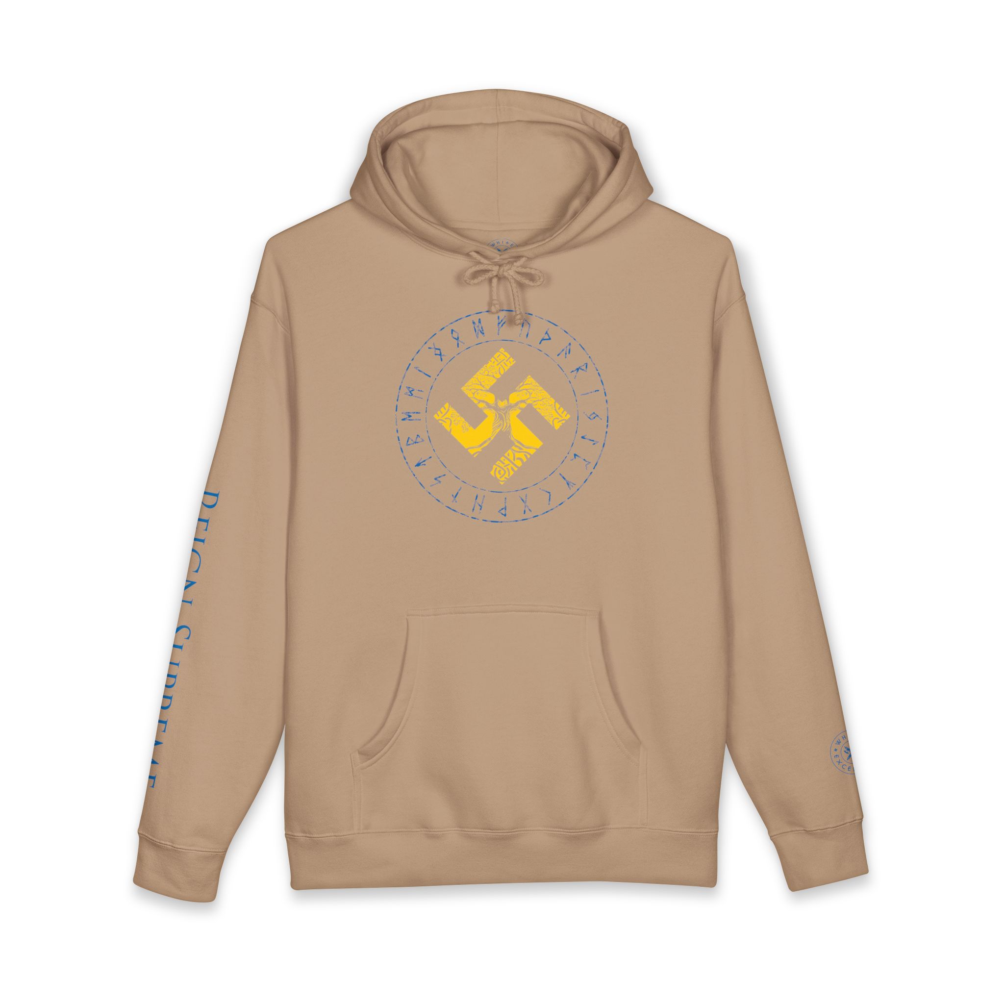 Hakenkreuz and Runes | Hooded Sweatshirt - Image 22